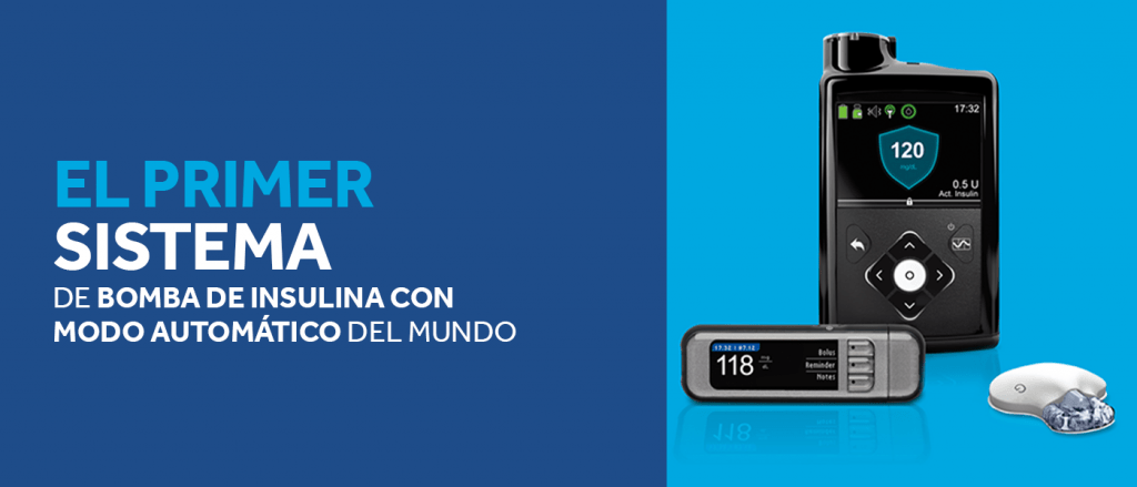 El primer sistema de bomba de insulina con modo automático del mundo